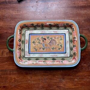 Chanticleer 18” Serving Tray; Danna Cullen design by The Zrike Company Inc.